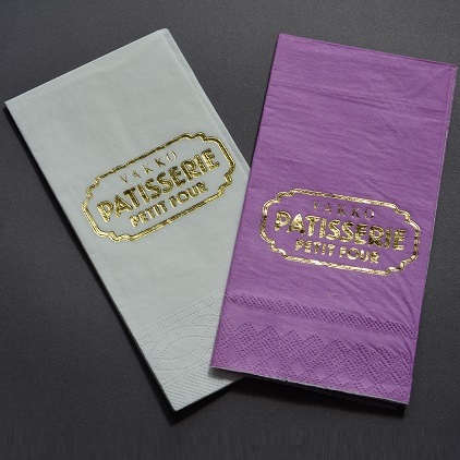 Altın Yaldız Baskılı Peçete